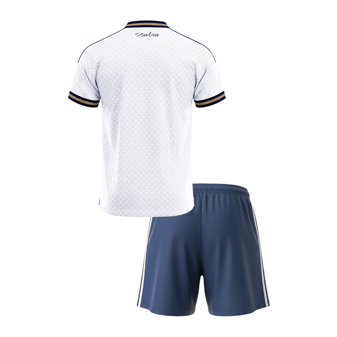 Italy World Cup Kinder Trikot Set Auswärts 2026 – Bild 11