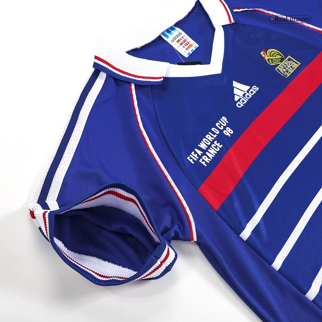 France World Cup Retro Trikot Heim 1998