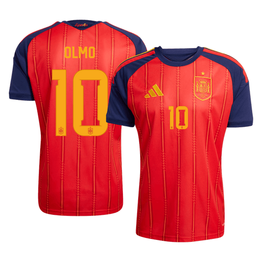 Spain World Cup Trikot Heim 2026 OLMO #10 [PREMIUM]