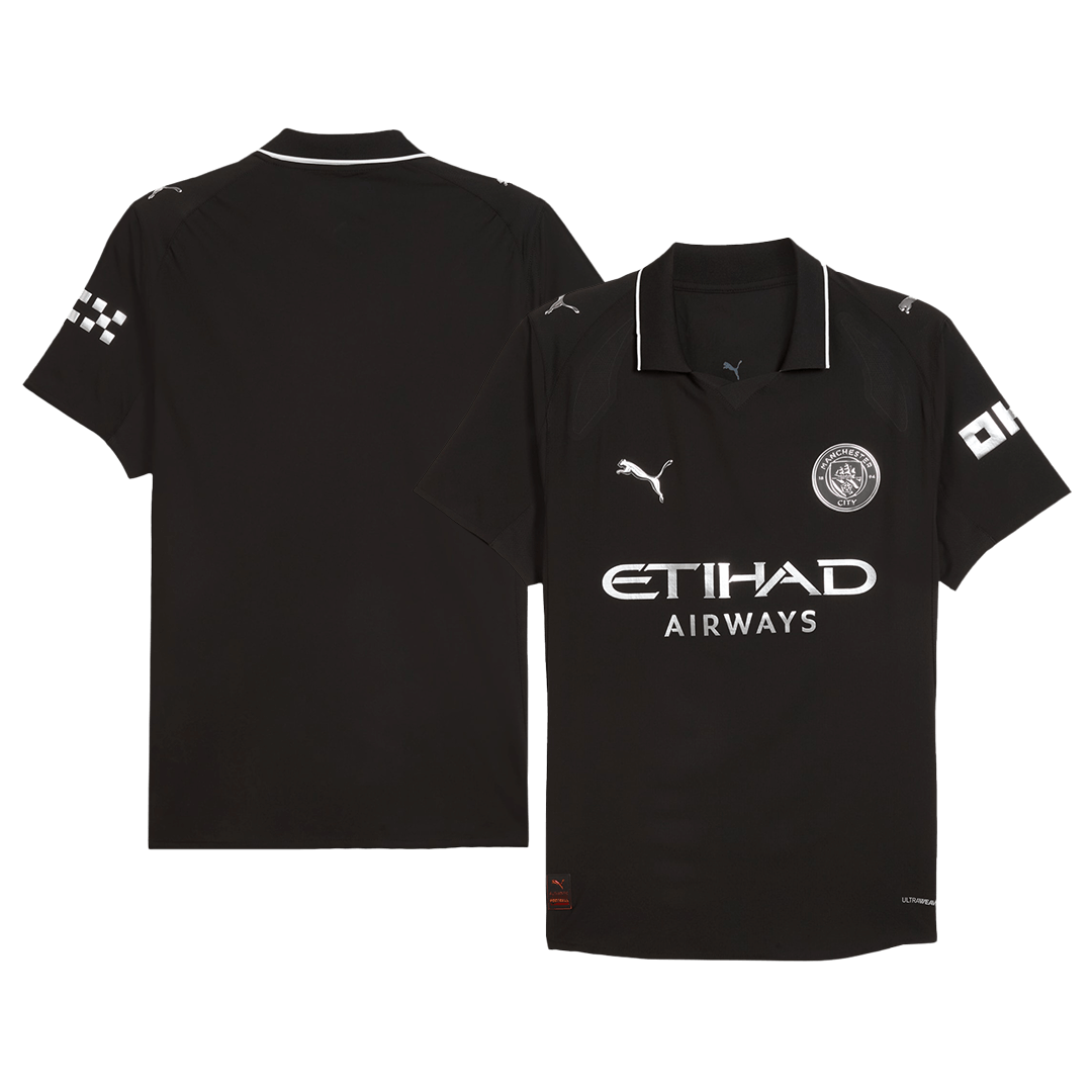 Manchester City Maglia Versione Giocatore Trasferta 2025/26 Slim Fit