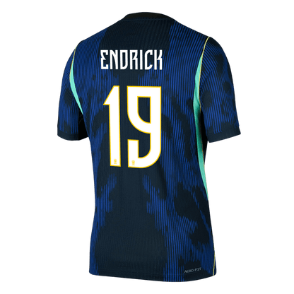 Brazil World Cup Player Version Trikot Auswärts 2026 ENDRICK #19 Slim Fit