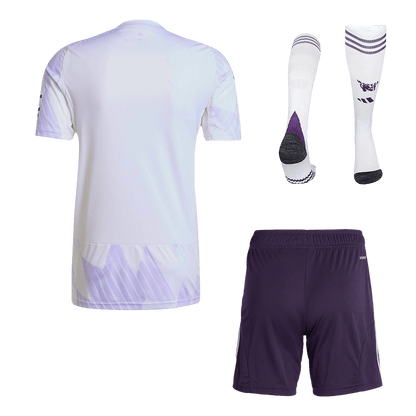Kit completo da trasferta Manchester United 2025/26