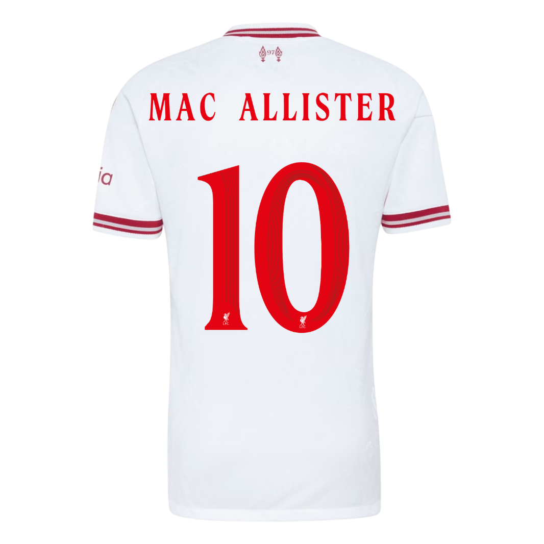 Liverpool Auswärtstrikot 2026/27 – MAC ALLISTER #10 – UCL (Spielerversion)