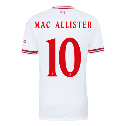 Liverpool Auswärtstrikot 2026/27 – MAC ALLISTER #10 – UCL (Spielerversion)
