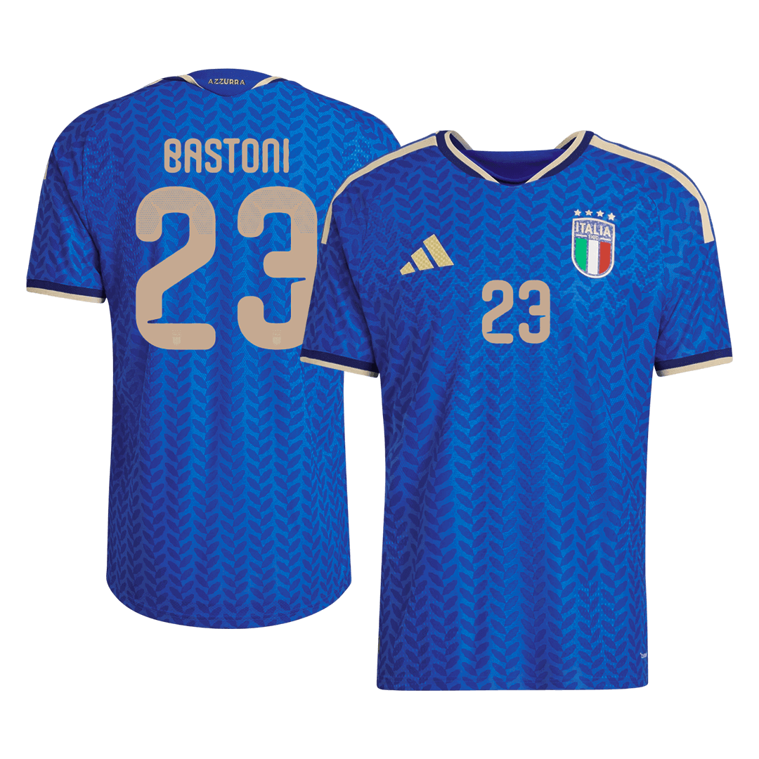 Italia Maglia Versione Giocatore Mondiali 2026 BASTONI #23 Slim Fit