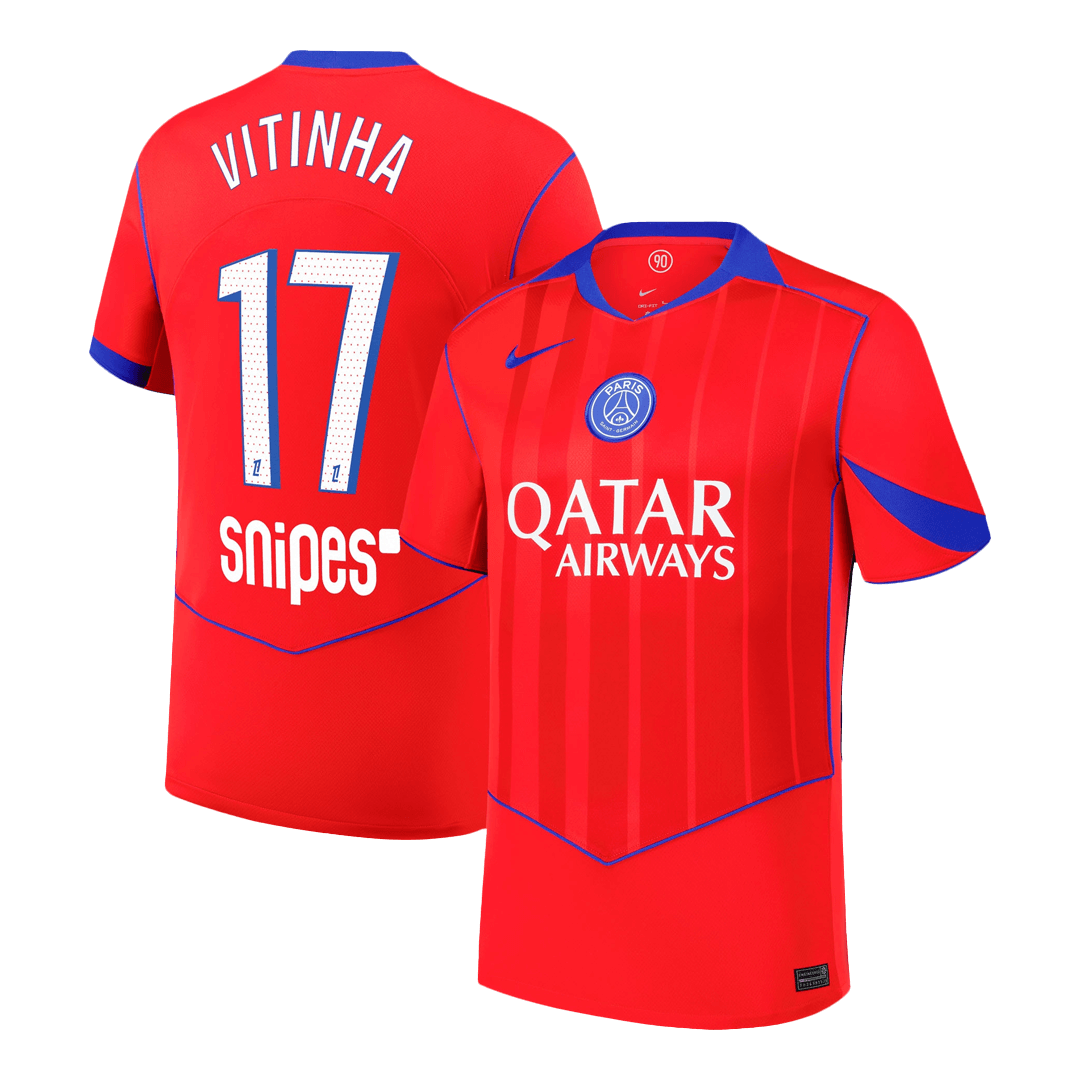 Maglia PSG Trasferta Terza 2025/26 VITINHA #17