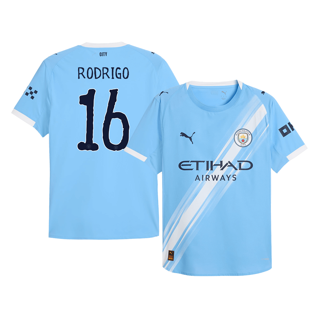 Manchester City World Cup Player Version Trikot Heim 2025/26 RODRIGO #16 Slim Fit