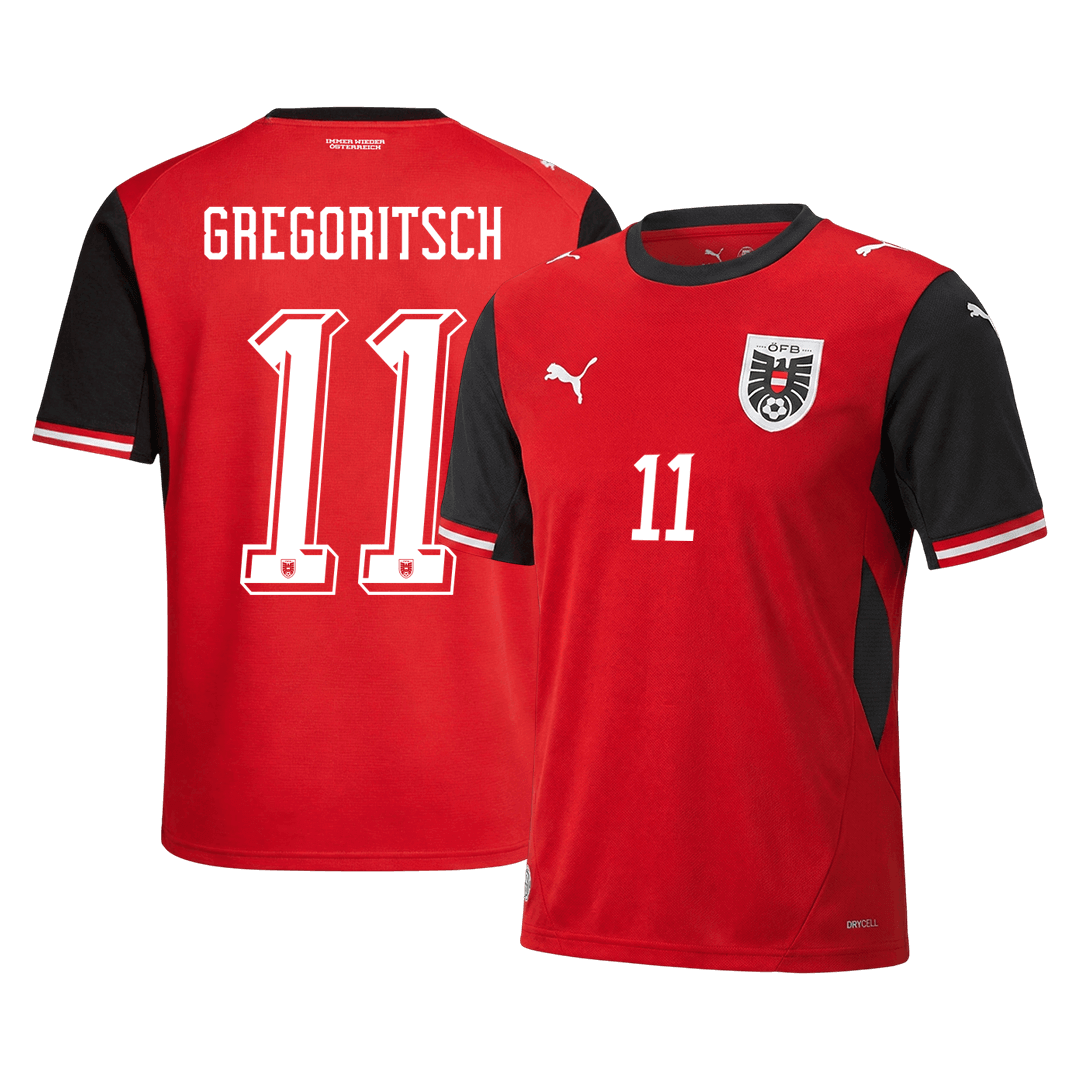 Austria World Cup Maglia Home 2026 GREGORITSCH #11