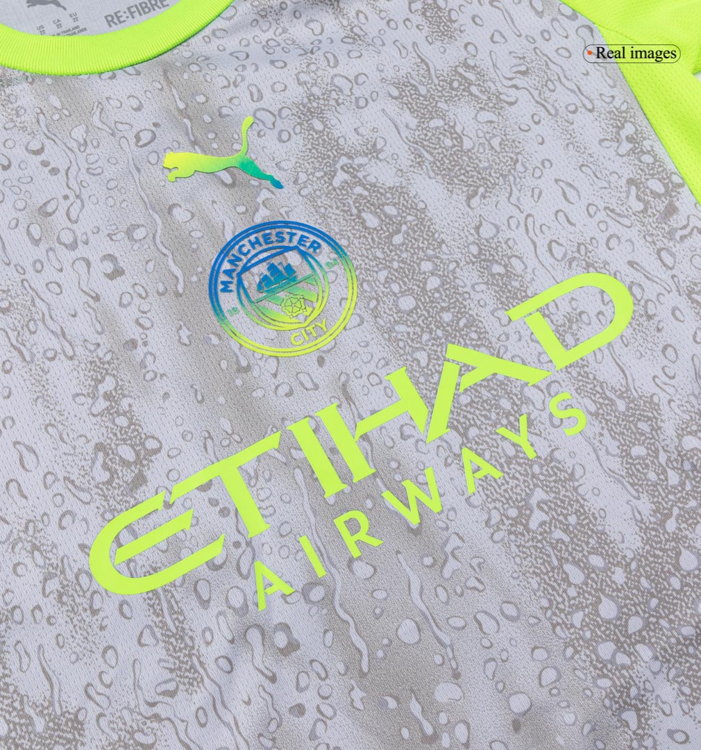 Manchester City Kinder Trikot Komplett-Set Drittes Auswärts 2025/26