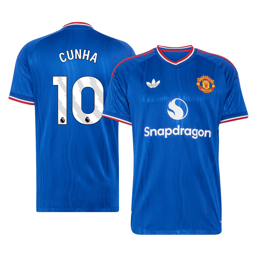 Manchester United Auswärtstrikot 2026/27 – CUNHA #10 (Spielerversion)