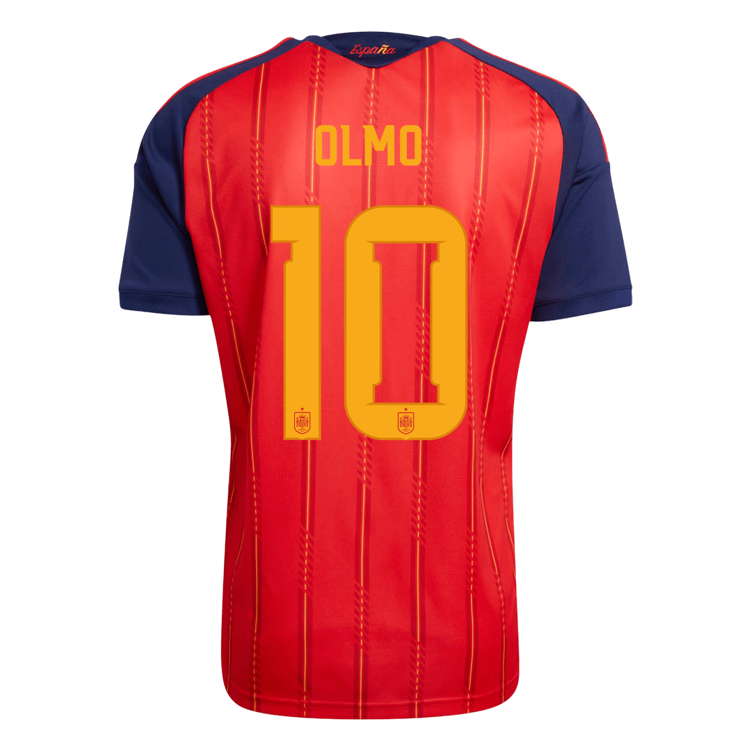 Spagna maglia Coppa del Mondo Home 2026 OLMO #10 [PREMIUM]