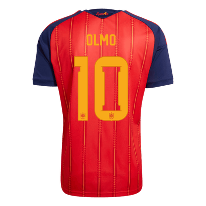 Spagna maglia Coppa del Mondo Home 2026 OLMO #10 [PREMIUM]
