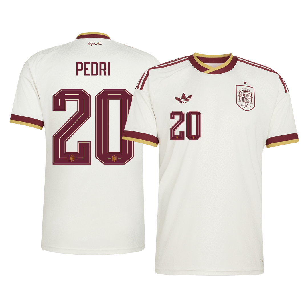 Spagna Maglia Mondiale Trasferta 2026 PEDRI #20