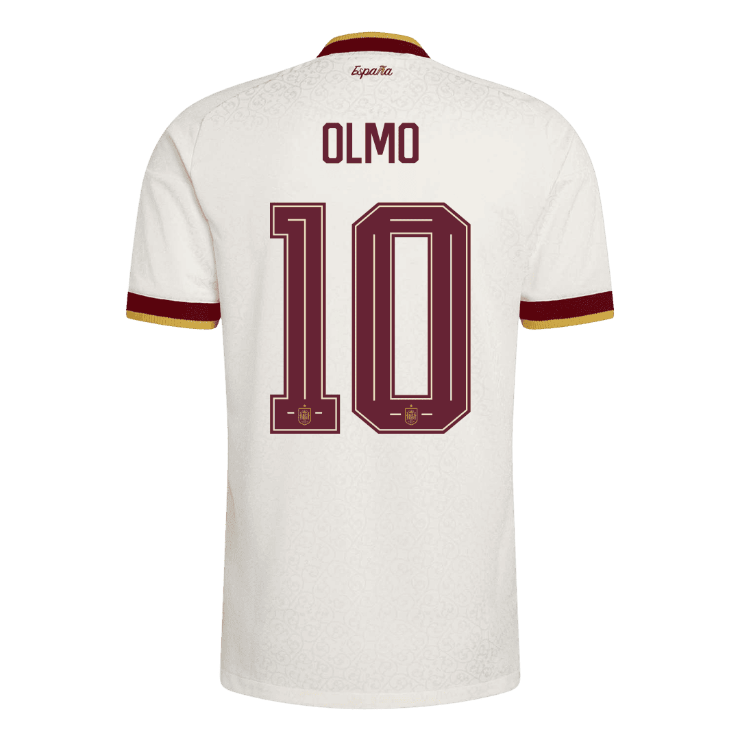 [Champion Edition] Spanien Auswärtstrikot WM 2026 – OLMO #10 (Spielerversion)