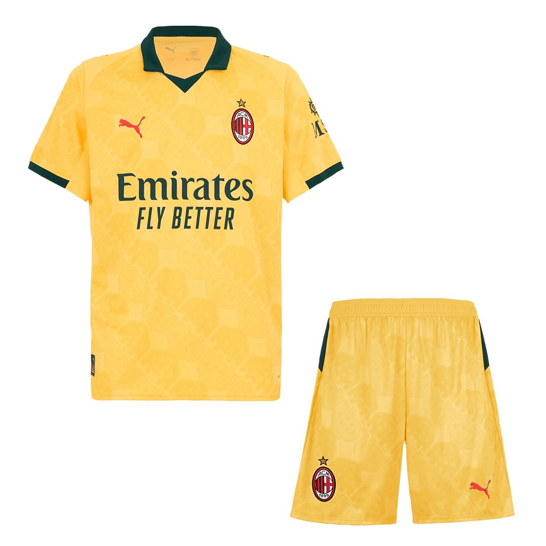 Completo Maglia AC Milan Terza Divisa Trasferta 2025/26