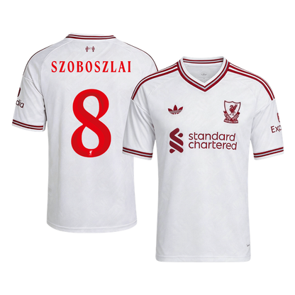 Liverpool Auswärtstrikot 2026/27 – SZOBOSZLAI #8 – UCL