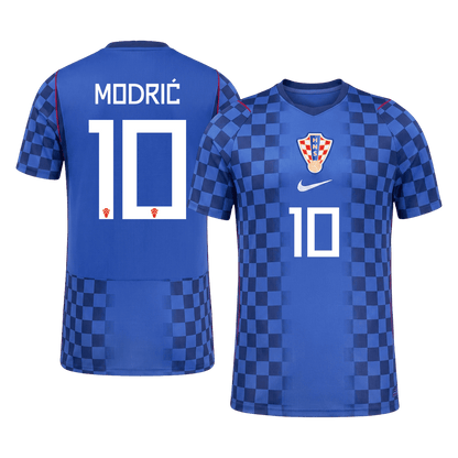 Croatia World Cup Player Version Trikot Auswärts 2026 MODRIĆ #10 Slim Fit