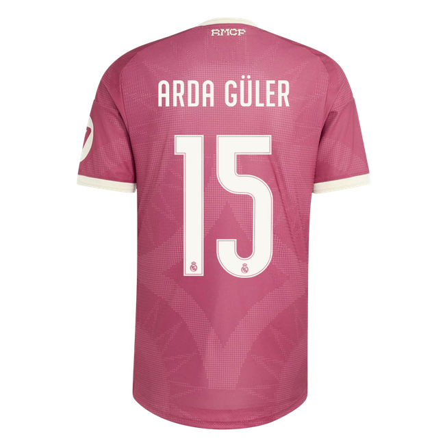 Real Madrid Ausweichtrikot 2026/27 – ARDA GÜLER #15 (Spielerversion)