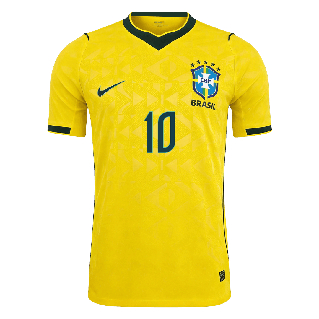 Brazil World Cup Player Version Trikot Heim 2026 NEYMAR JR. #10 Slim Fit