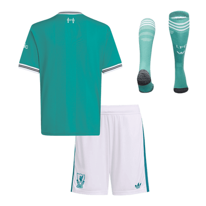 Liverpool Kinder Trikot Komplett-Set Drittes Auswärts 2025/26