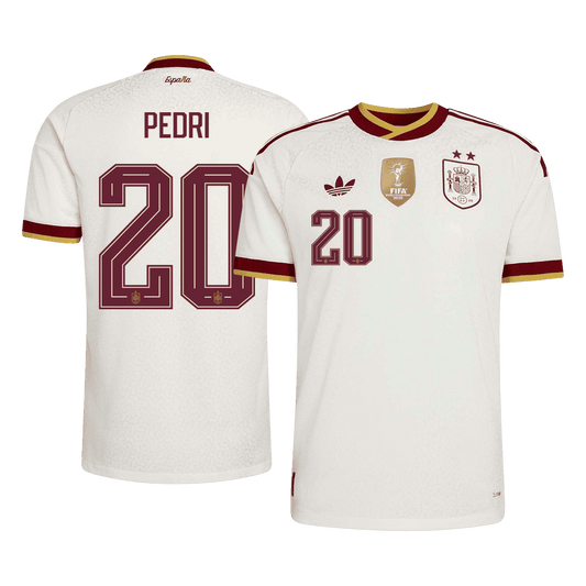 [Champion Edition] Spanien Auswärtstrikot WM 2026 – PEDRI #20 (Spielerversion)