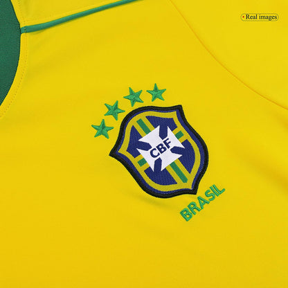 Brazil World Cup Retro Trikot Heim 1998 RIVALDO #10