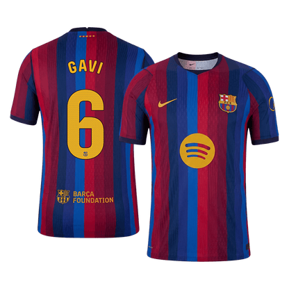 Barcelona Heimtrikot 2026/27 – GAVI #6 (Spielerversion)