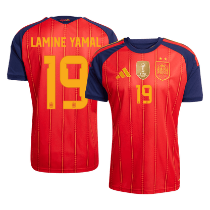 [Champion Edition] Spanien Heimtrikot WM 2026 – LAMINE YAMAL #19 (Spielerversion)
