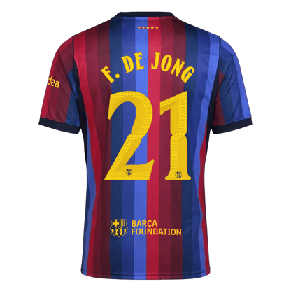 Barcelona Heimtrikot 2026/27 – F. DE JONG #21 – UCL