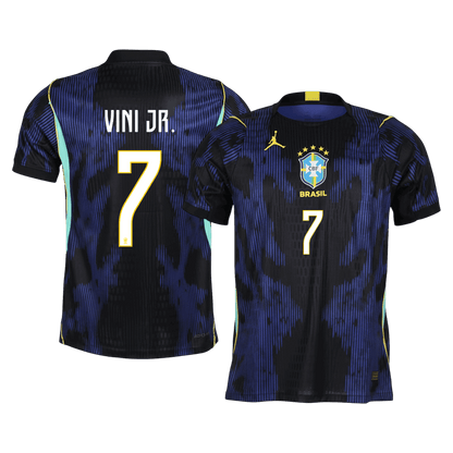 Brazil World Cup Player Version Trikot Auswärts 2026 VINI JR. #7 Slim Fit
