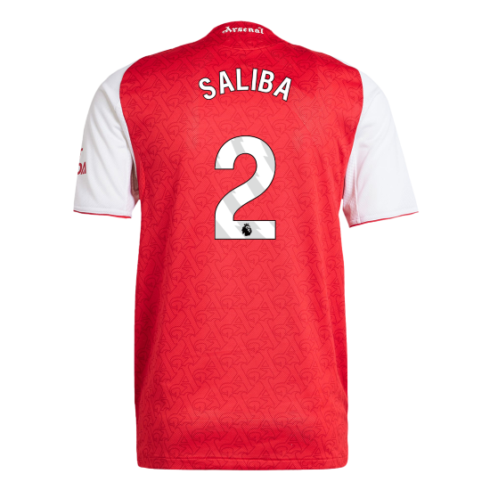 Die Gunners Player Version Trikot Heim 2025/26 SALIBA #2 Slim Fit
