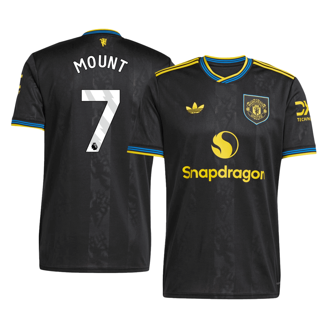 Maglia ManU Terza Trasferta 2025/26 MOUNT #7