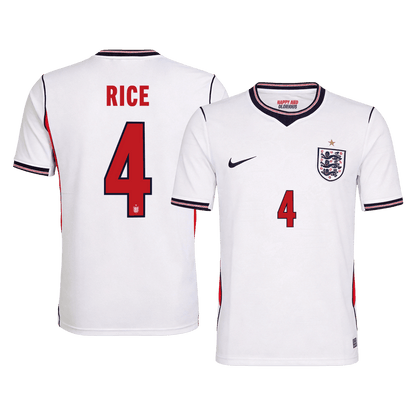 Maglia Inghilterra Mondiale 2026 Casa RICE #4