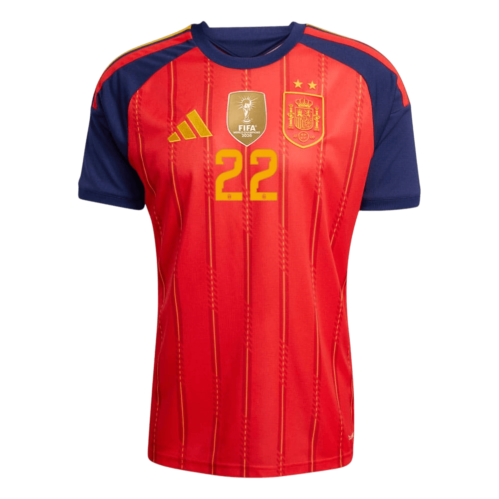 [Champion Edition] Spanien Heimtrikot WM 2026 – CUBARSÍ #22