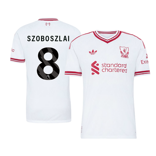 Liverpool Auswärtstrikot 2026/27 – SZOBOSZLAI #8 (Spielerversion)