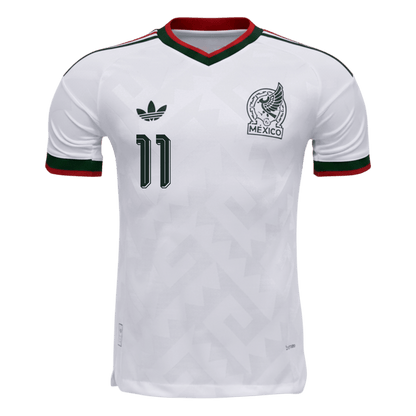 Messico Maglia Versione Giocatore Mondiale Trasferta 2026 S.GIMENEZ #11 Slim Fit