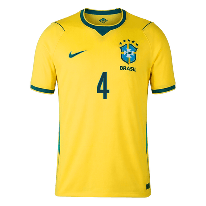 Maglia Brasile Coppa del Mondo Casa 2026 MARQUINHOS #4