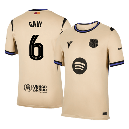 Maglia Barcellona Trasferta 2025/26 UCL GAVI #6
