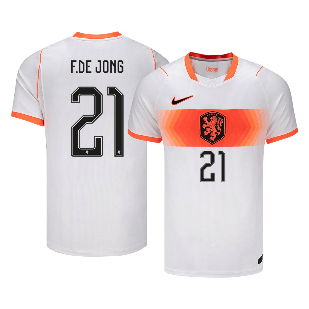 Netherlands World Cup Trikot Auswärts 2026 F.DE JONG #21