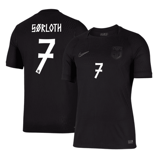 Norway World Cup Player Version Trikot Auswärts 2026 SØRLOTH #7 Slim Fit