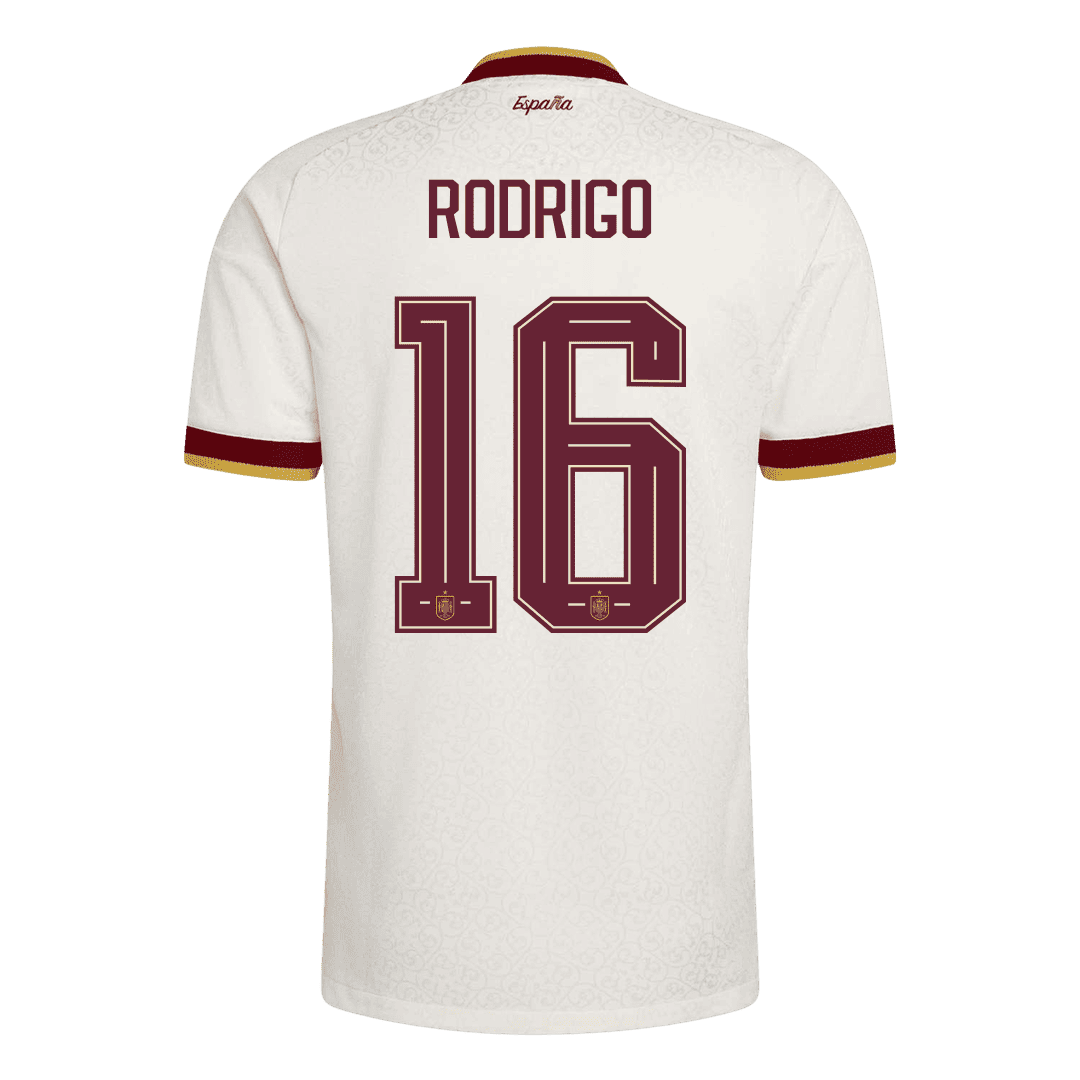 [Champion Edition] Spanien Auswärtstrikot WM 2026 – RODRIGO #16 (Spielerversion)