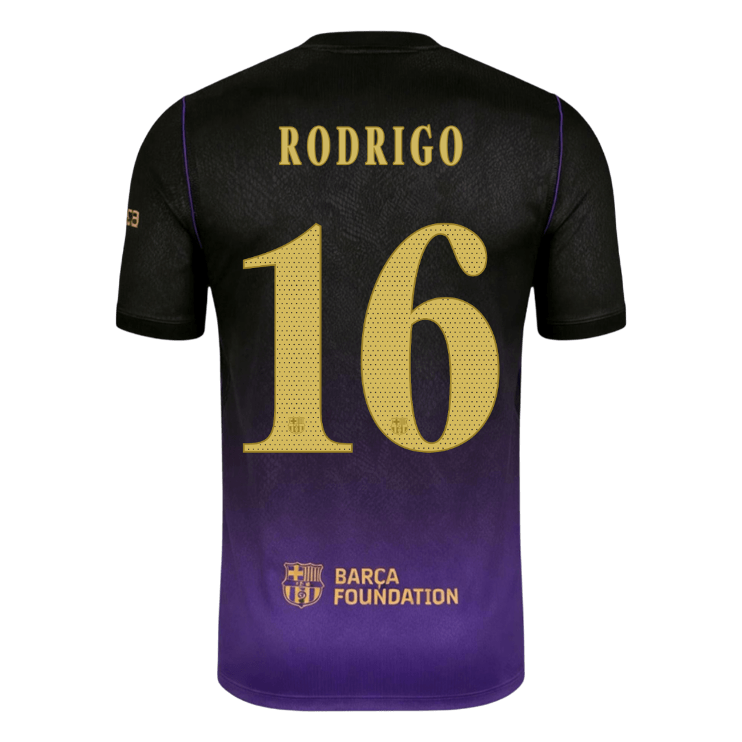Barcelona Auswärtstrikot 2026/27 – RODRIGO #16 – UCL