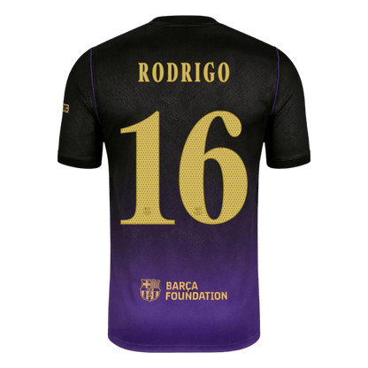 Barcelona Auswärtstrikot 2026/27 – RODRIGO #16 – UCL