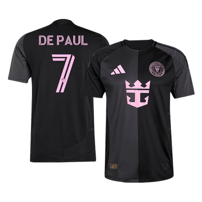 Maillot Inter Miami CF Version Joueur Extérieur 2025 DE PAUL #7 Coupe Ajustée