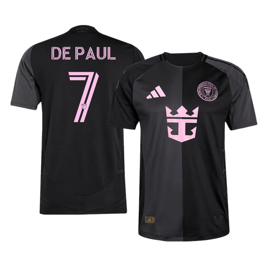 Inter Miami CF Player Version Trikot Auswärts 2025 DE PAUL #7 Slim Fit