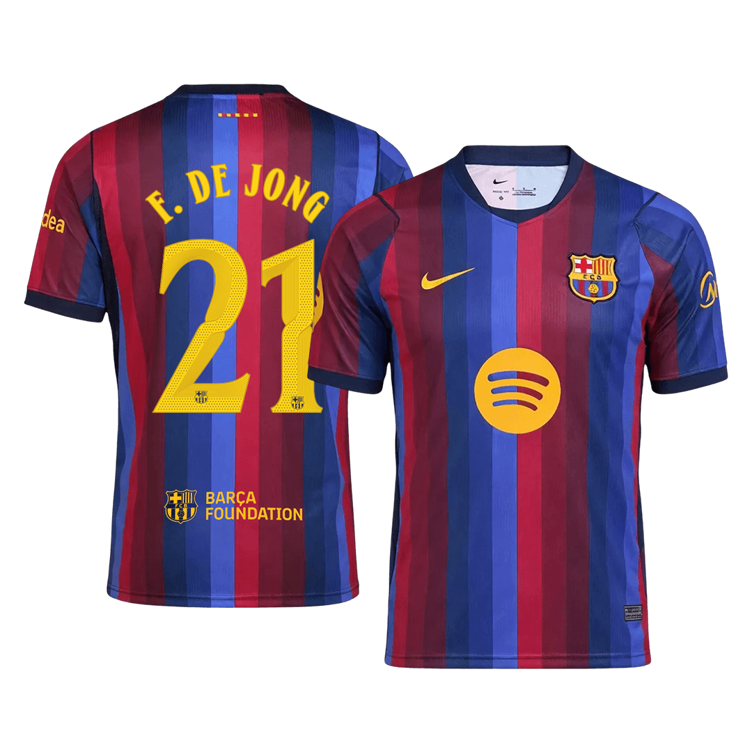 Barcelona Heimtrikot 2026/27 – F. DE JONG #21 – UCL