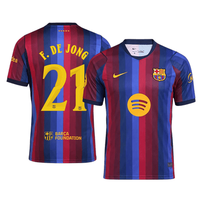 Barcelona Heimtrikot 2026/27 – F. DE JONG #21 – UCL