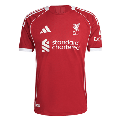 Maglia Liverpool versione giocatore Home 2025/26 Slim Fit