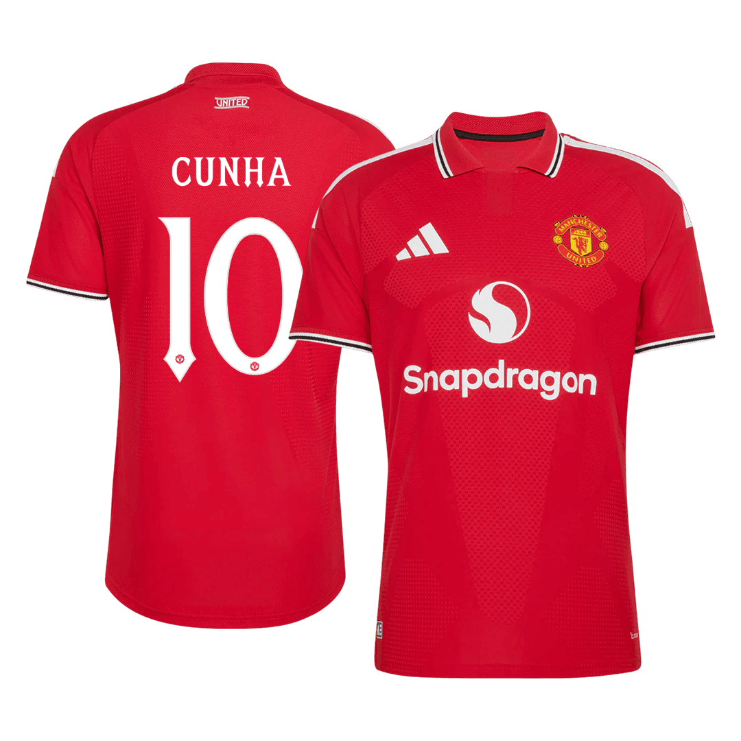 Manchester United Heimtrikot 2026/27 – CUNHA #10 – UCL (Spielerversion)