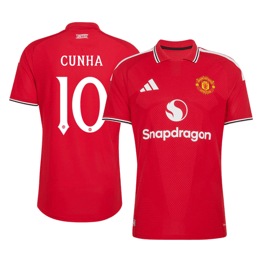 Manchester United Heimtrikot 2026/27 – CUNHA #10 – UCL (Spielerversion)
